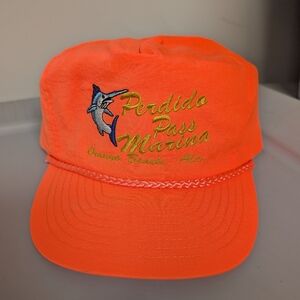 Vtg Perdido Pass Marina Hat